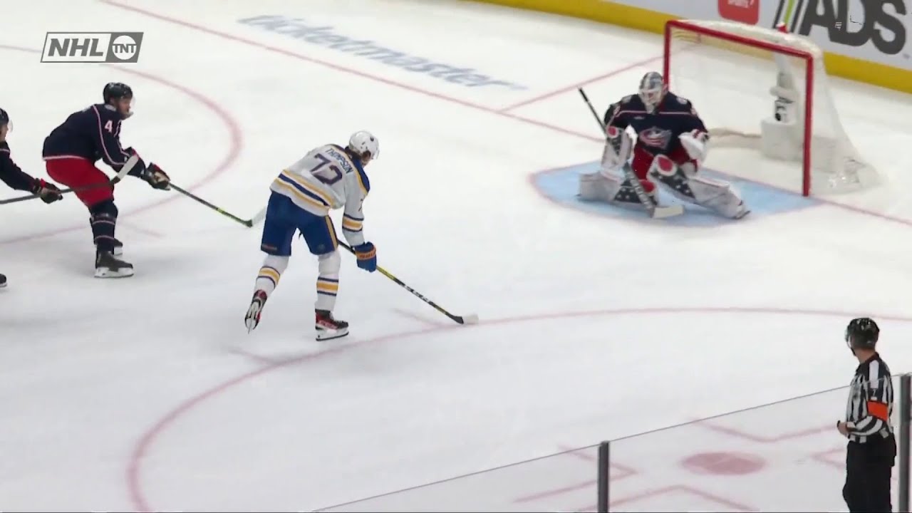 Tage Thompson has 5 goals in 2 periods