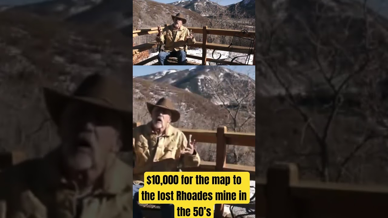 $10,000 dollars for the Lost Rhoades Mine Map in the 50&rsquo;s #treasurehunting