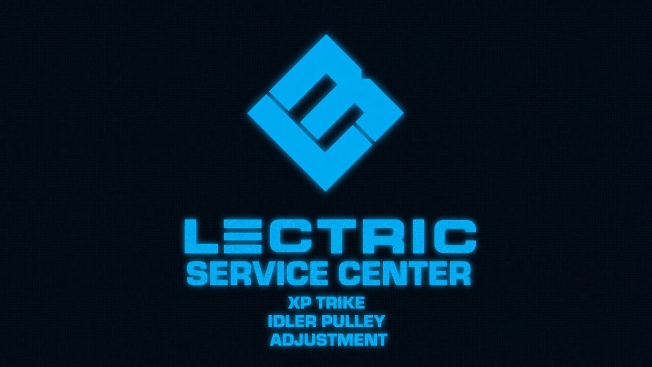 Сервисный центр Lectric | Регулировка натяжного шкива трайка XP