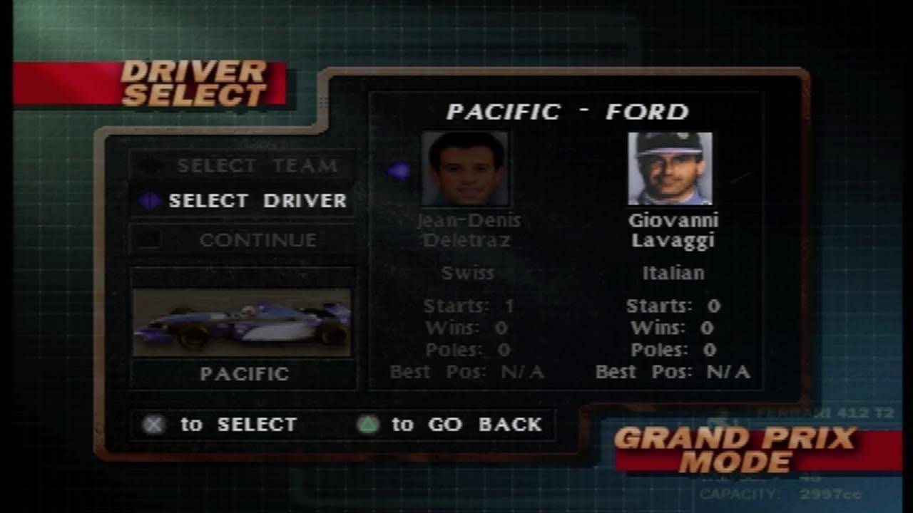 Formula 1 (1995) - Giovanni Lavaggi at Japanese GP