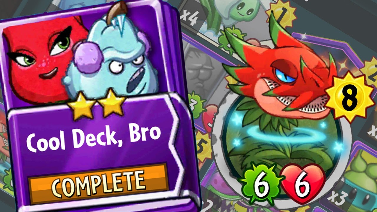 Plants vs Zombies Heroes : Rose Strategy Deck - Cool Deck Bro