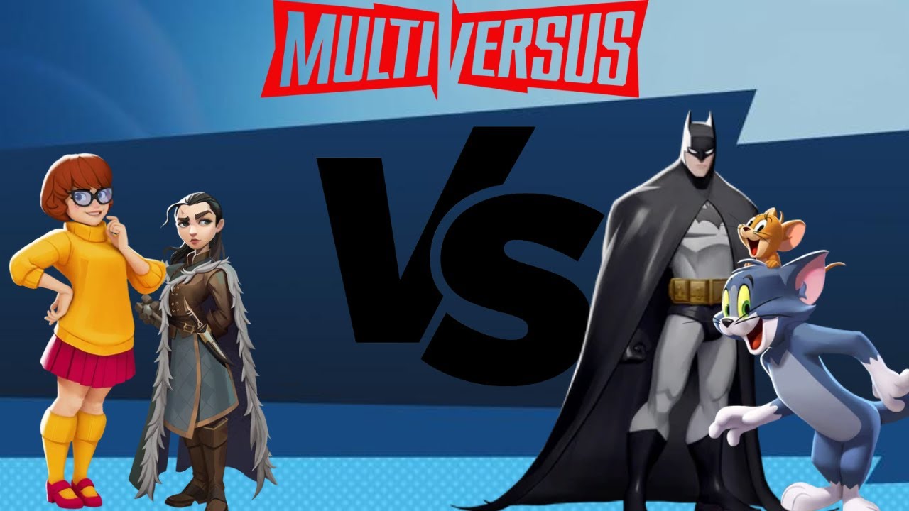 Velma & Arya Stark VS Batman & Tom & Jerry - Multiversus Gameplay