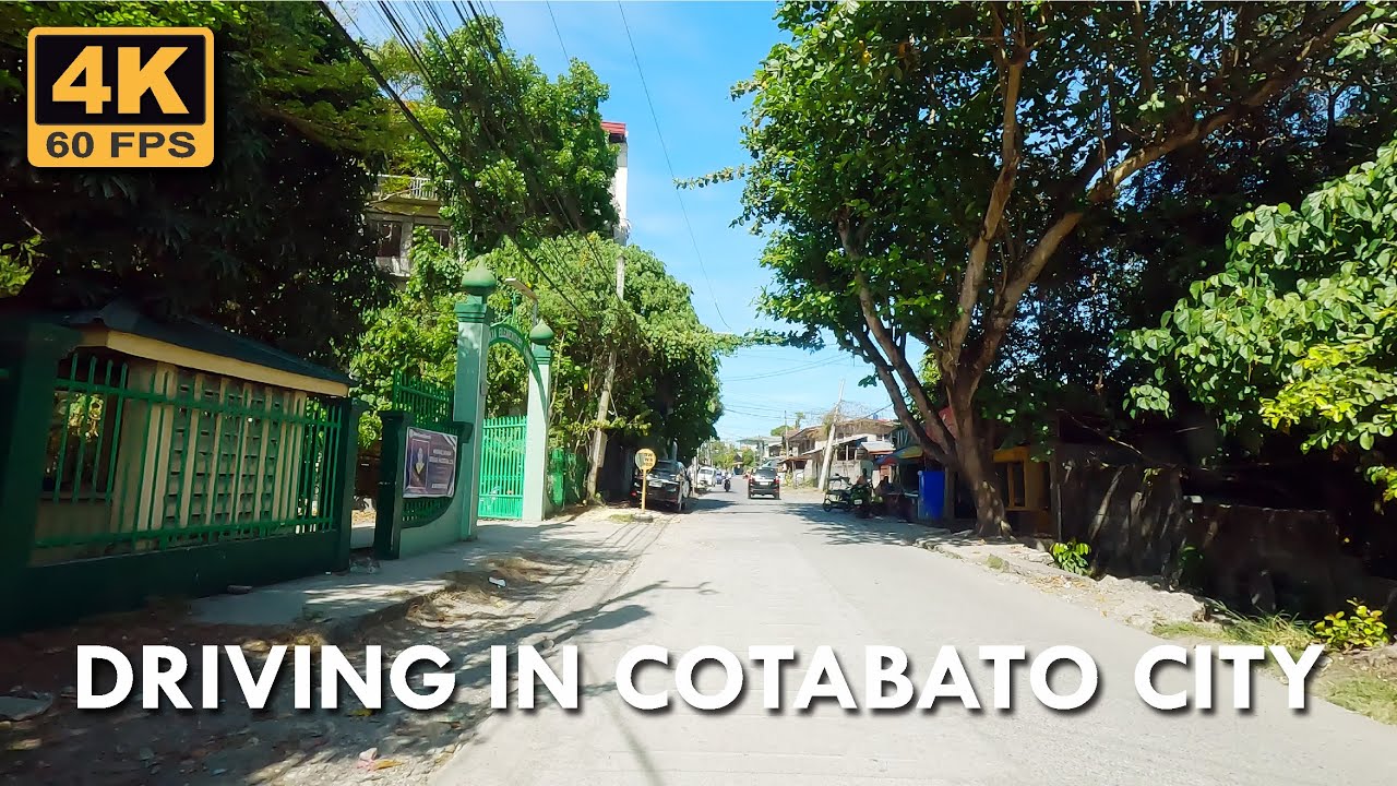 Monday Morning Drive | Driving in Cotabato City | Daily Travel 171 | 4K UHD 60FPS
