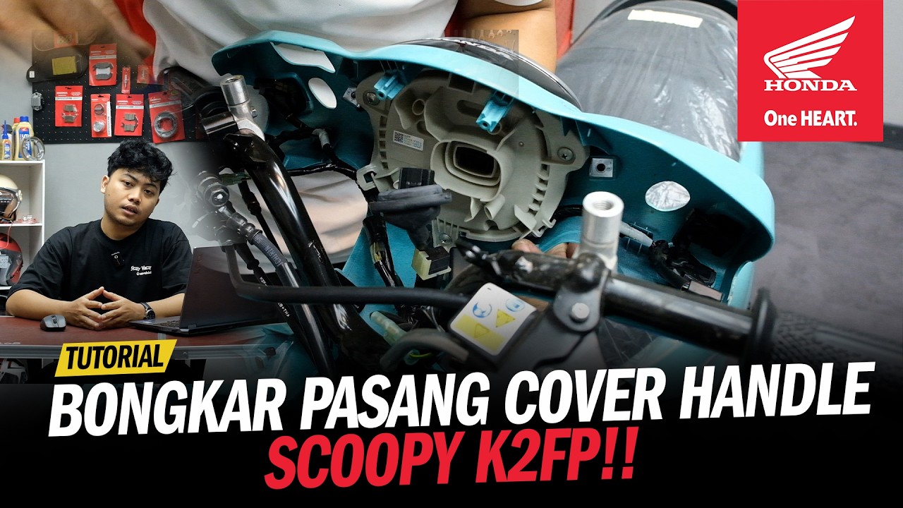 Tutorial Bongkar Pasang Cover Handle Honda Scoopy K2FP 2025 Dengan Cepat dan Aman‼️ #hondacengkareng