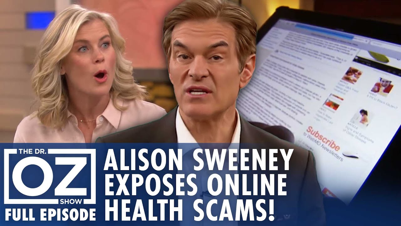 Alison Sweeney Exposes the Fake Diet Pill Scam Using Her Name | Dr. Oz | S7 | Ep 150 | Full Episode