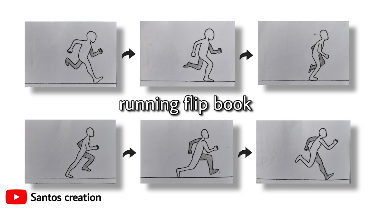 how to make a running flipbook #shorts #viral #new