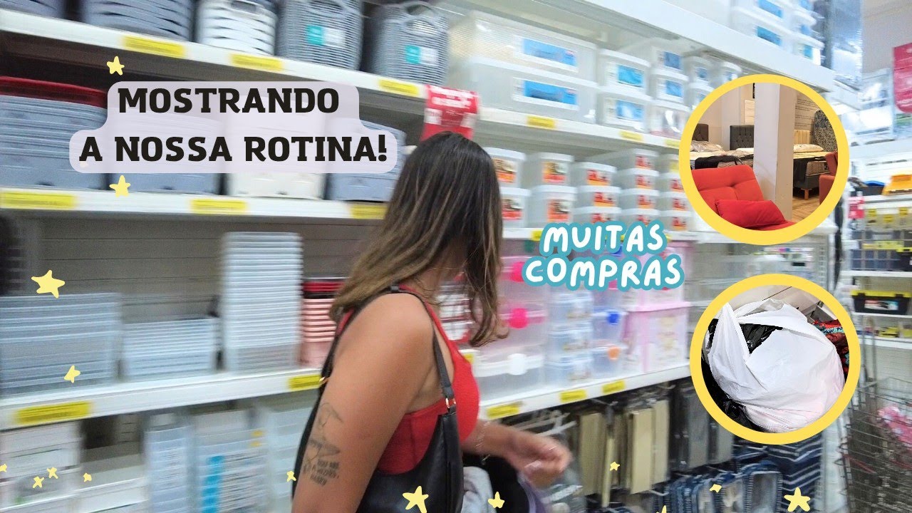 Vlog final de semana: MORANDO JUNTOS,  COMPRAMOS UM COLCH&Atilde;O, COISAS PARA A CASA + COMPRAS DO M&Ecirc;S ✨️