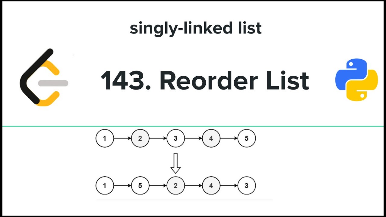 Reorder Node | LeetCode | LinkedList | Programming | Coding