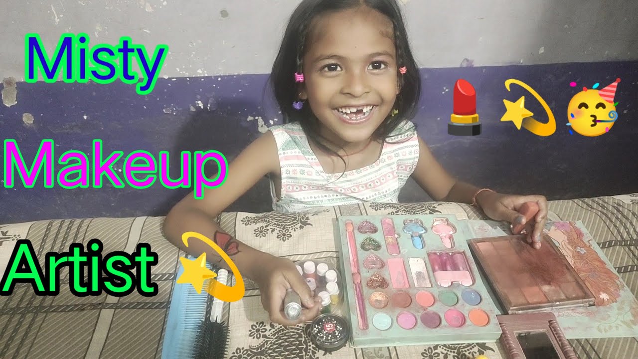 Misty ने किया अपने 🦸Mummy का  💄Makeup//Misty का 💄 Collection// #tunimistyvlog #viral #viralvlog