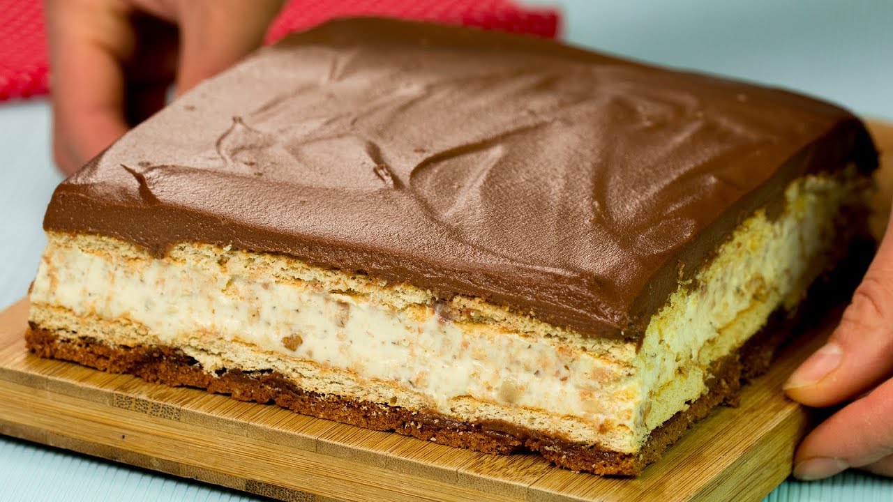 Tort Kinder Bueno uriaș! Un desert fără coacere de-a dreptul fascinant | SavurosTV