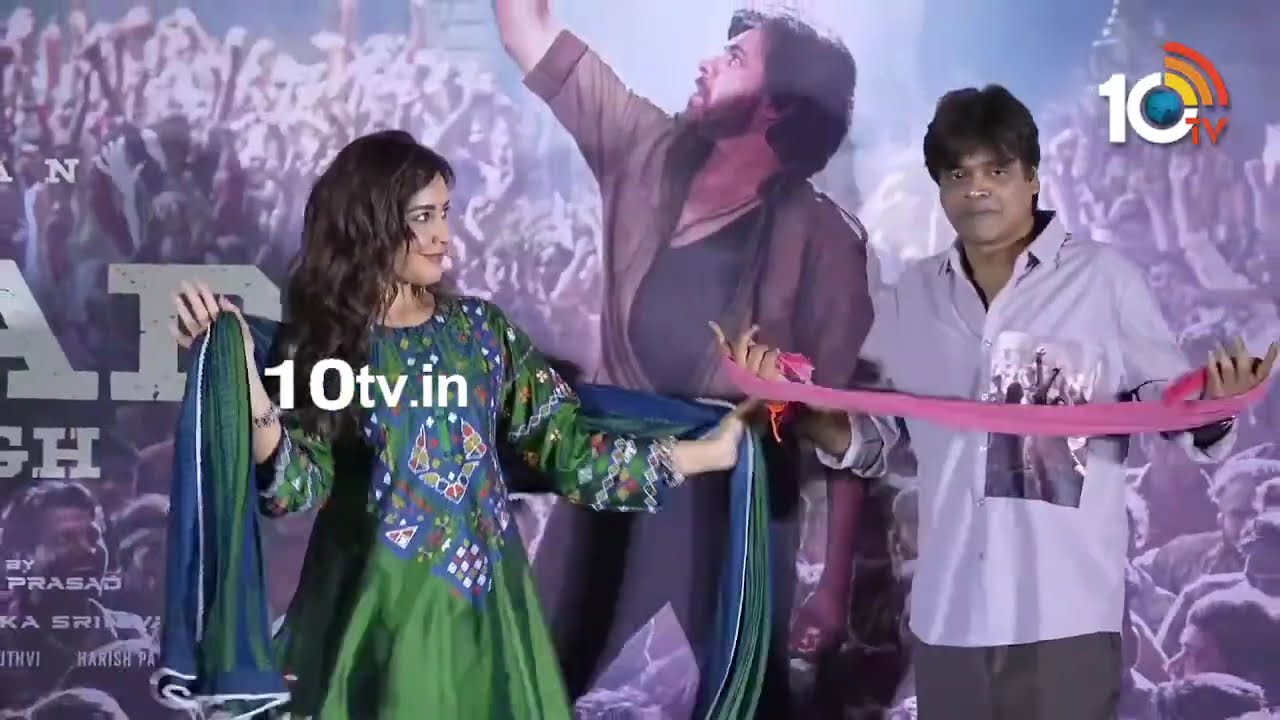 లైవ్ లో  సాంగ్ కి స్టెప్పేసిన రాశి కన్నా | Rashi Khanna Dance | Harish Shankar | 10tv ent