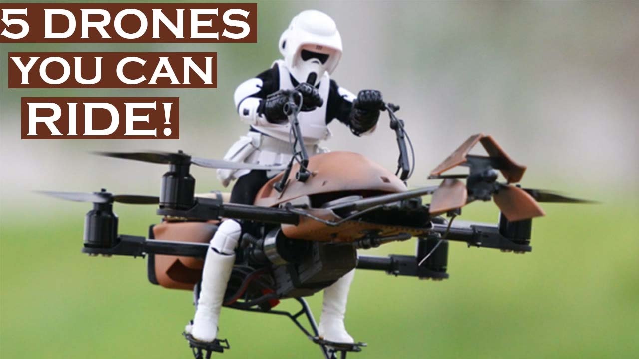5 DRONES YOU CAN RIDE 2021