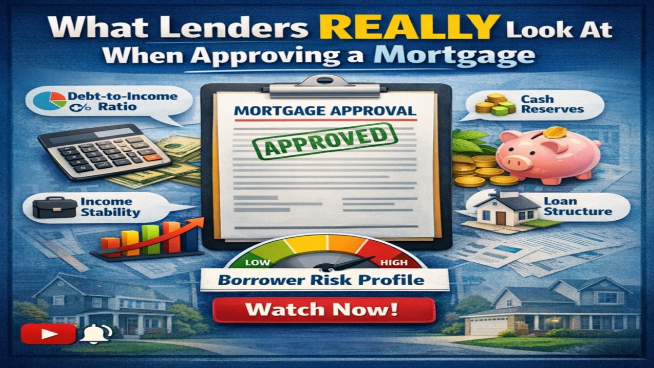 What Lenders REALLY Look At When Approving a Mortgage