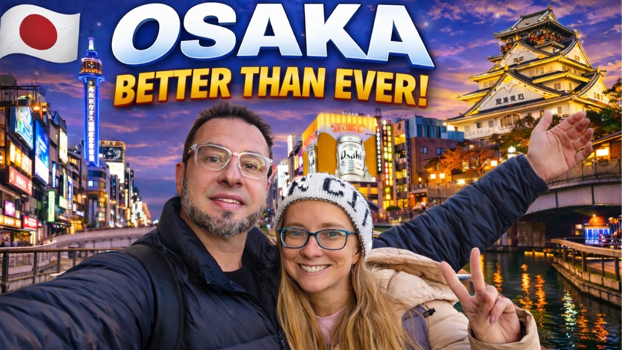 OSAKA JAPAN TRAVEL VLOG 🇯🇵 | Street Food, Shopping & Nightlife