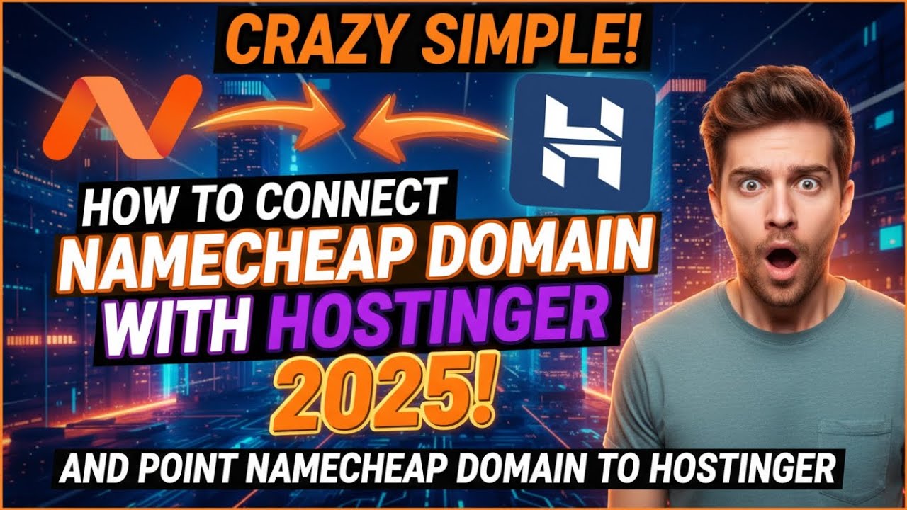 Как подключить домен Namecheap к Hostinger и настроить домен Namecheap на Hostinger 2025