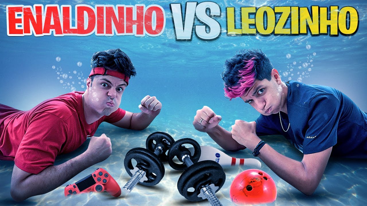 ENALDINHO VS LEOZINN - BATALHA AQUÁTICA *Venci ?