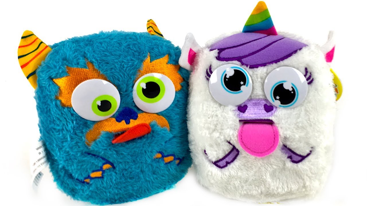 TIZZY TONGUES UNICORN AND MONSTER UNBOXING - FUNNY TOYS WITH MANY SOUNDS AND SPINNING EYES