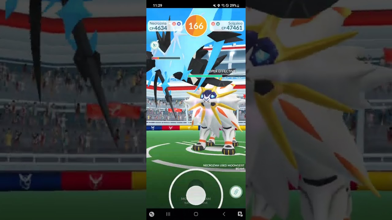 Solgaleo Solo In Fog 🗡️ (Fire Spin/Solar Beam, 2 Seconds Left 