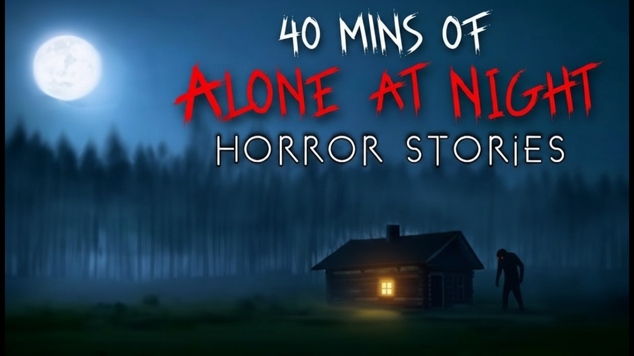 46 mins of Rainy Alone at Night Horror Stories