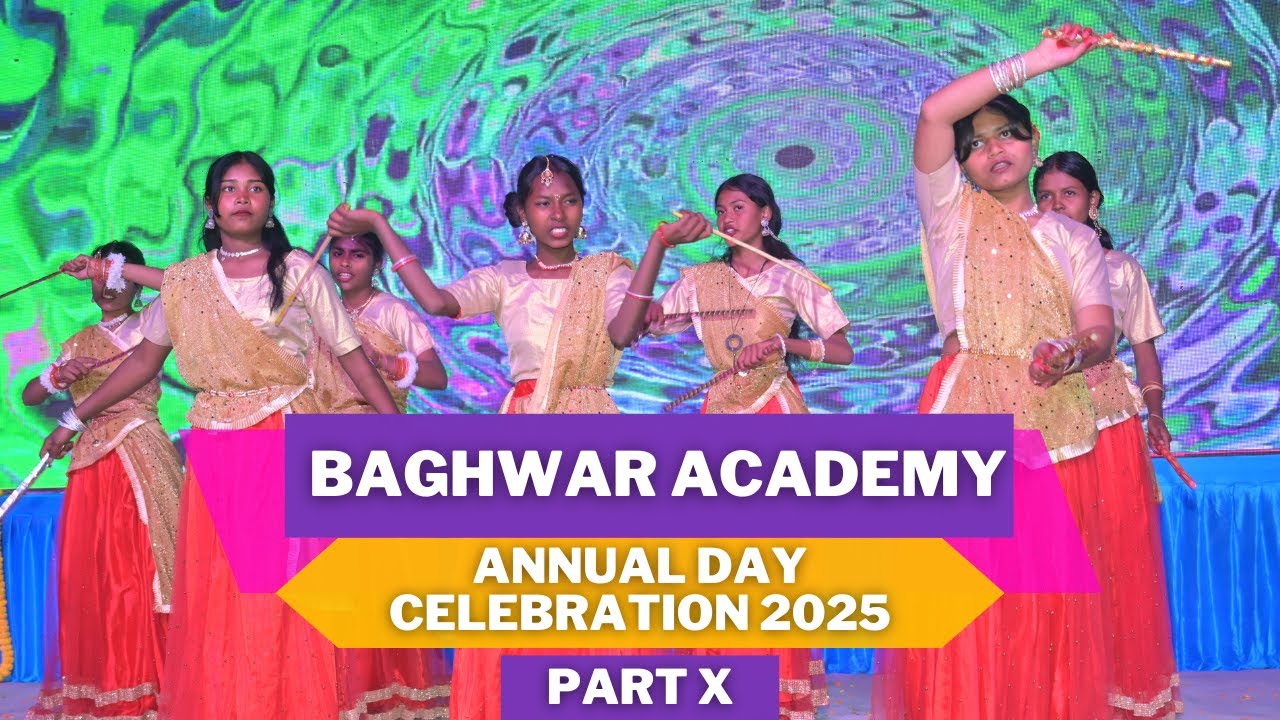 Chogada Tara Dance Performance | 20th Annual Day Celebration 2025 | Baghwar Academy I Part X