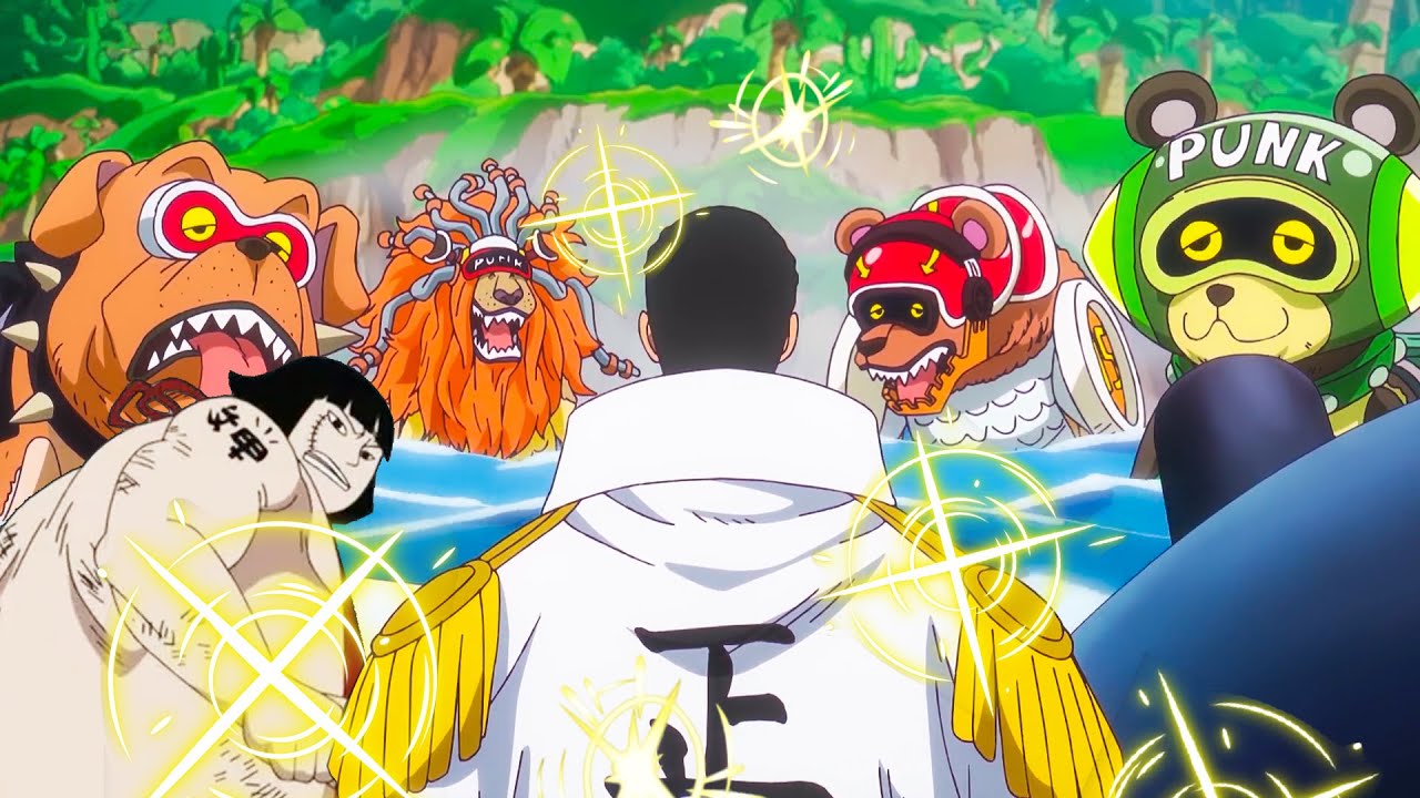 Straw Hat Pirates Escape Operation, Kizaru vs. Sentomaru Battle Begins  | 【1080p】 | Egghead Arc