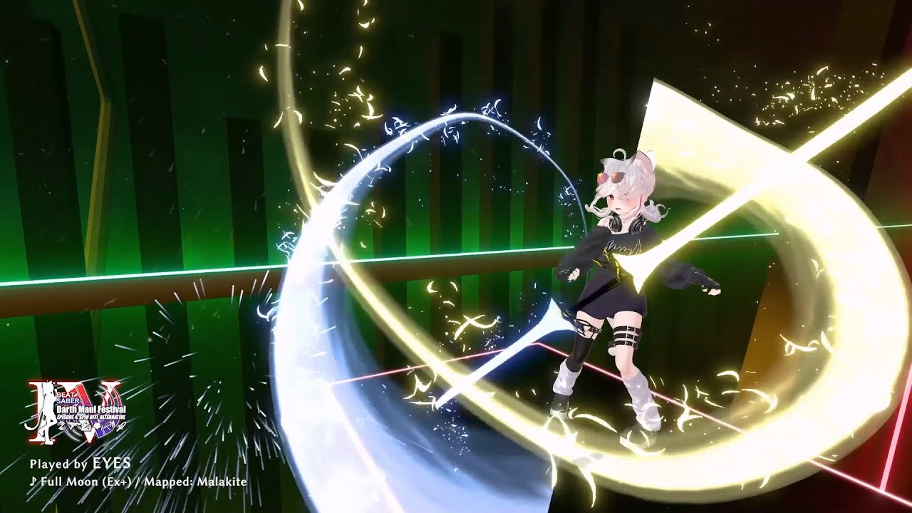 【BeatSaber】Full Moon【one hand-Darth Maul】