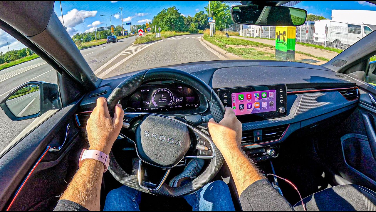 NEW Skoda Scala Monte Carlo 2025 (1.5 TSI 150hp) | POV Test Drive #2503 Joe Black