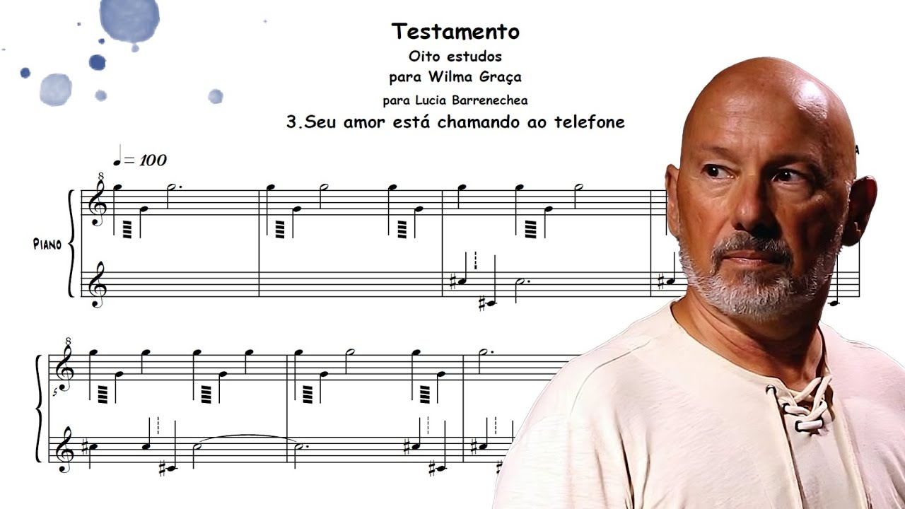 Caio Senna - Seu amor está chamando ao telefone (No.3 de Testamento) (Lucia Barrenechea, piano)