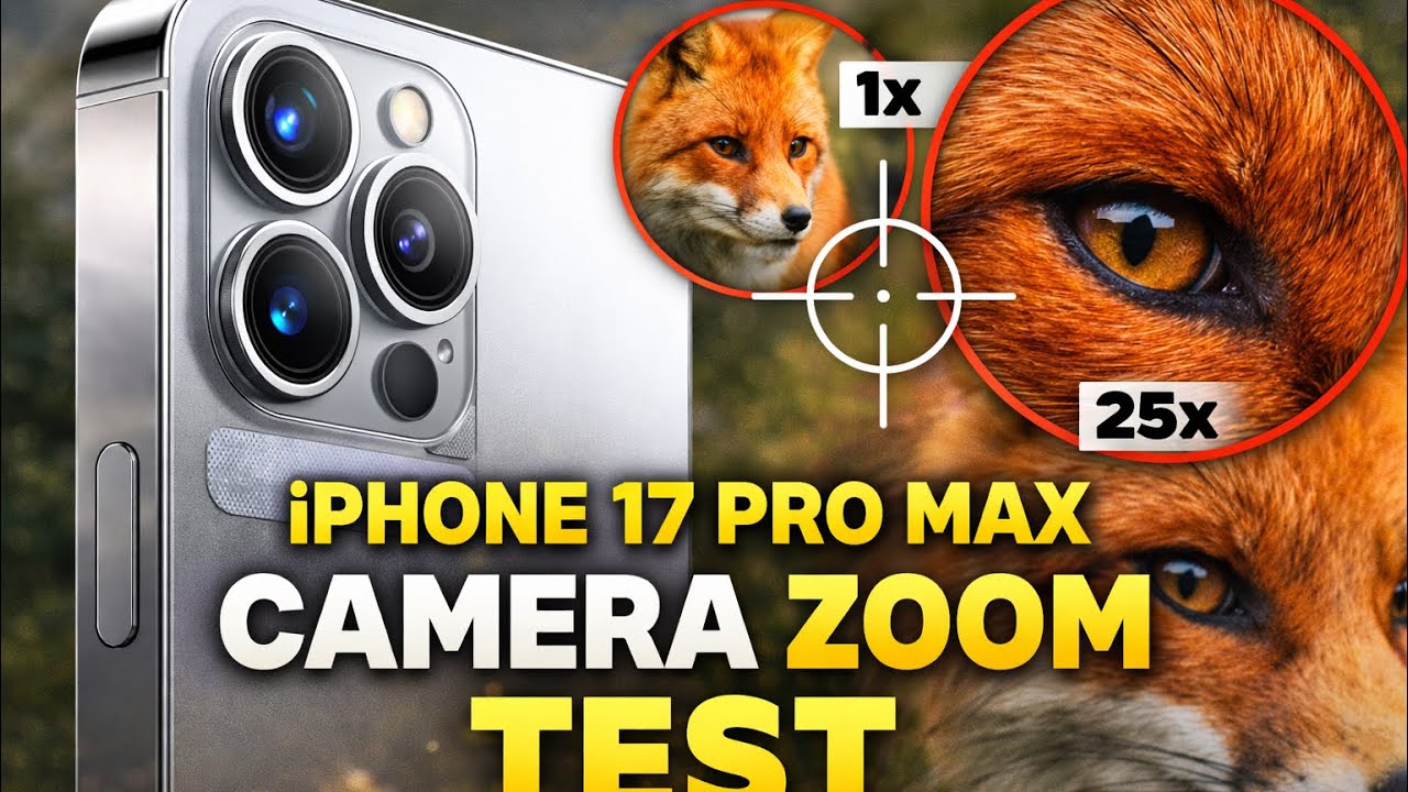 iPhone 17 Pro Max Camera Zoom Test | 1x to 25x Zoom Real Test | Best iPhone Camera? Alternative  