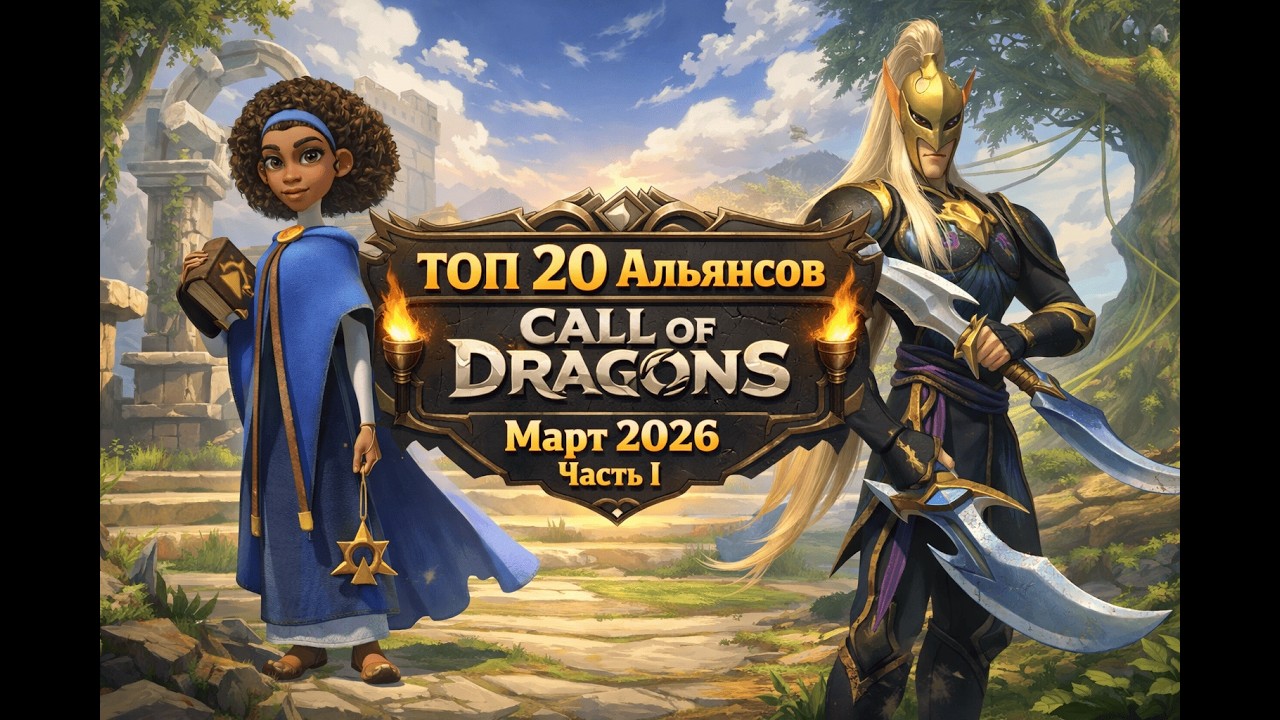 ТОП 20 Альянсов  в Call of Dragons Март 2026 Часть I