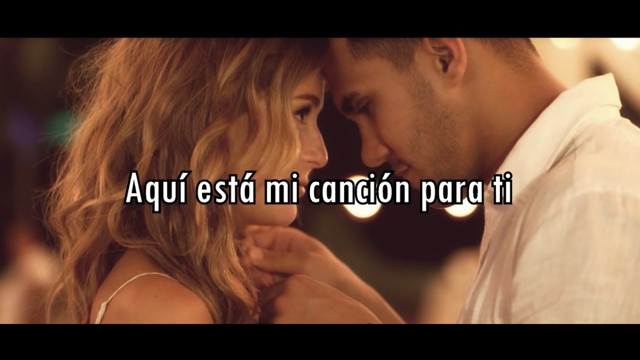 My Song For You - Carlos PenaVega (Lyrics - Español e Ingles)