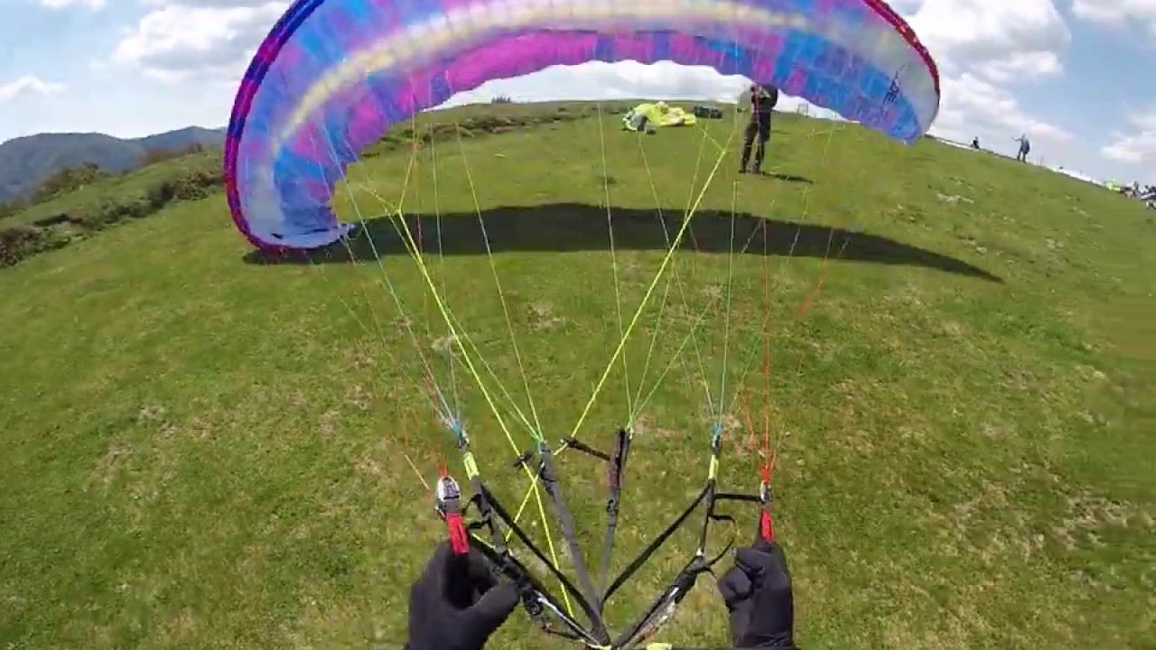 Paragliding incident at Drumont (France) RAW