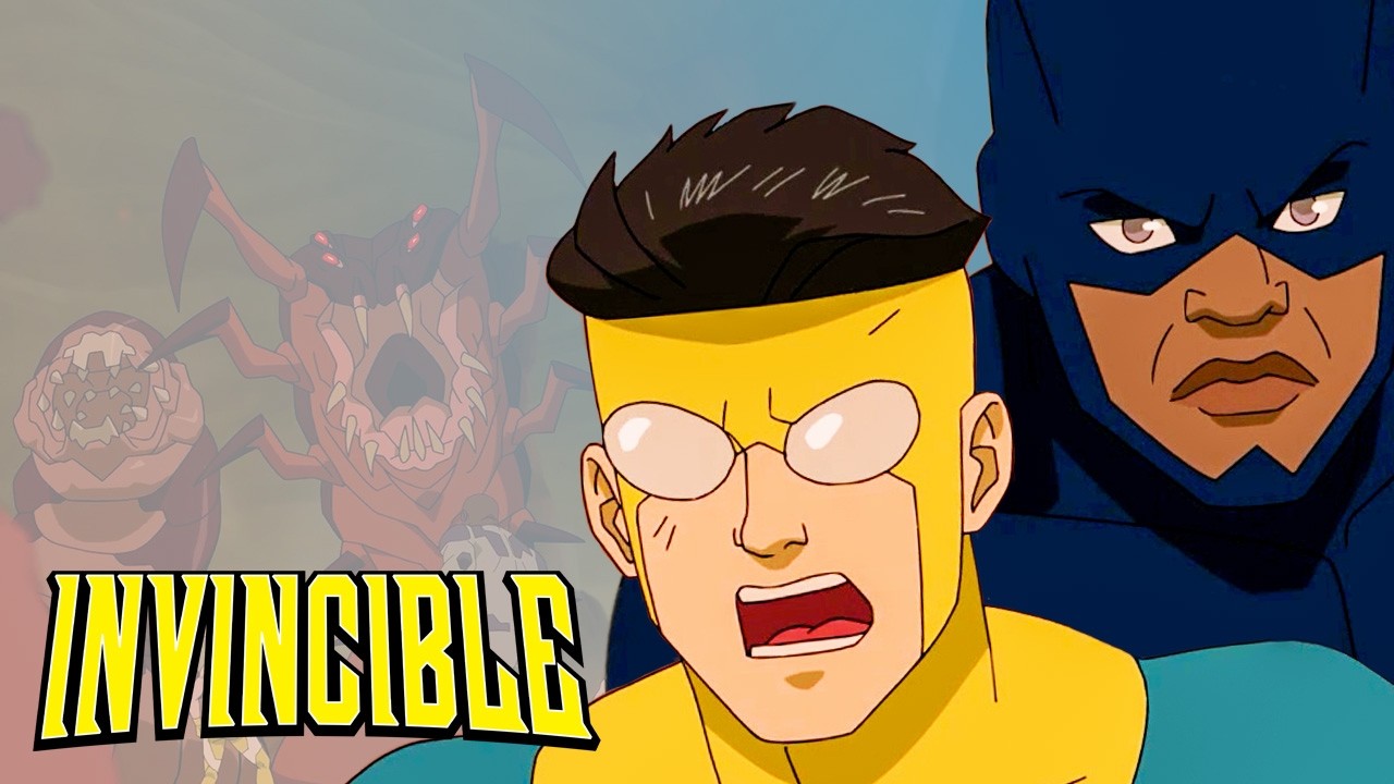 Invincible Is NOT Happy With Darkwing Saving The Day | Invincible Season 3