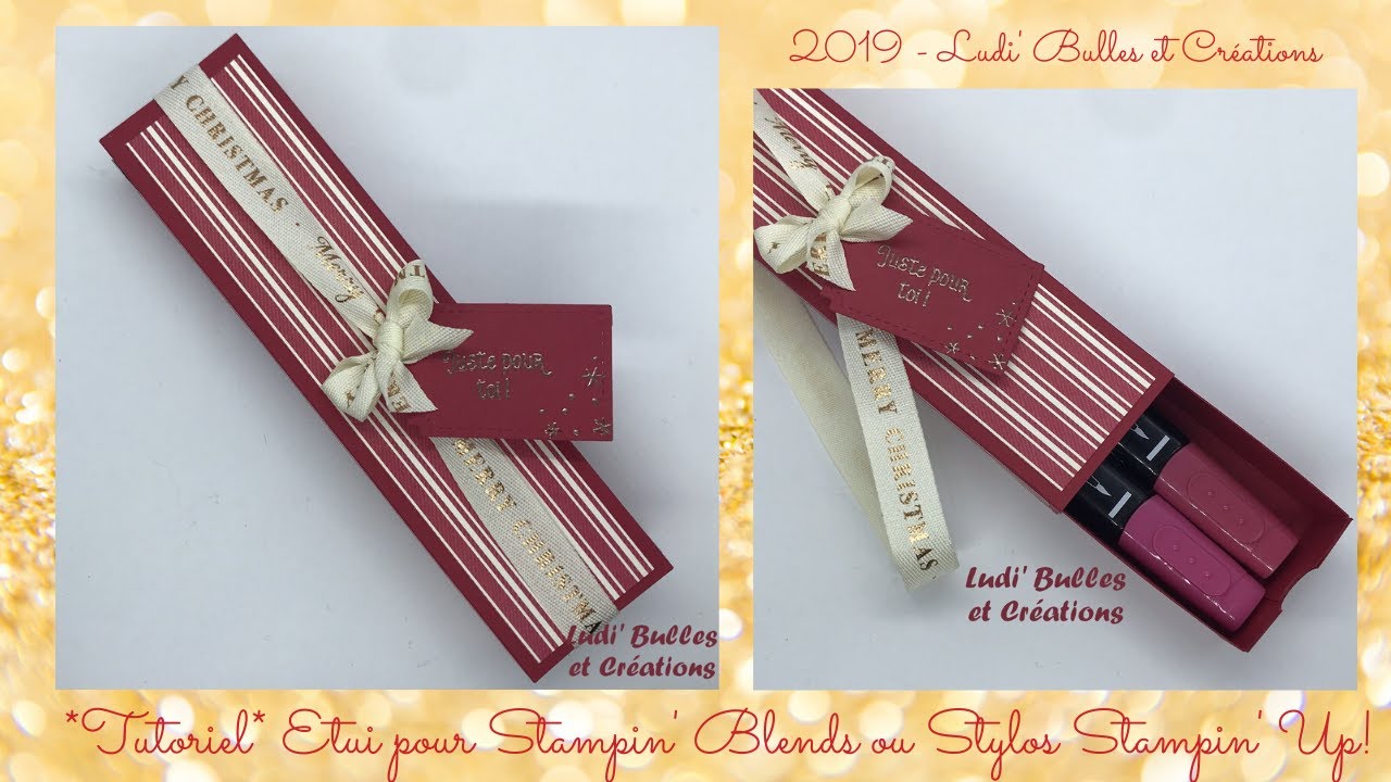 *Tutoriel* Etui pour Stampin' Blends ou Stylos Stampin' Up!