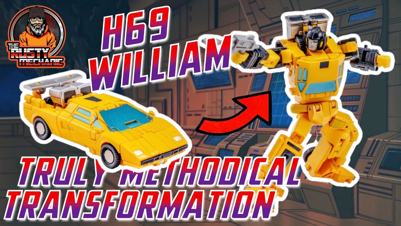 Transformers Newage H69 William (Sunstreaker) Truly Methodical Transformation @ShowZStore