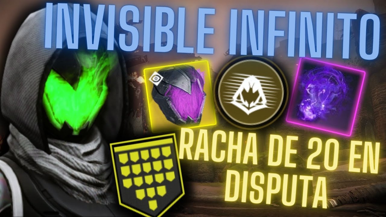 INVISIBLE INFINITO | NO ME PUEDEN VER | BUILD PVP CAZADOR | RACHA DE 20 EN DISPUTA | Destiny 2 | Ryu