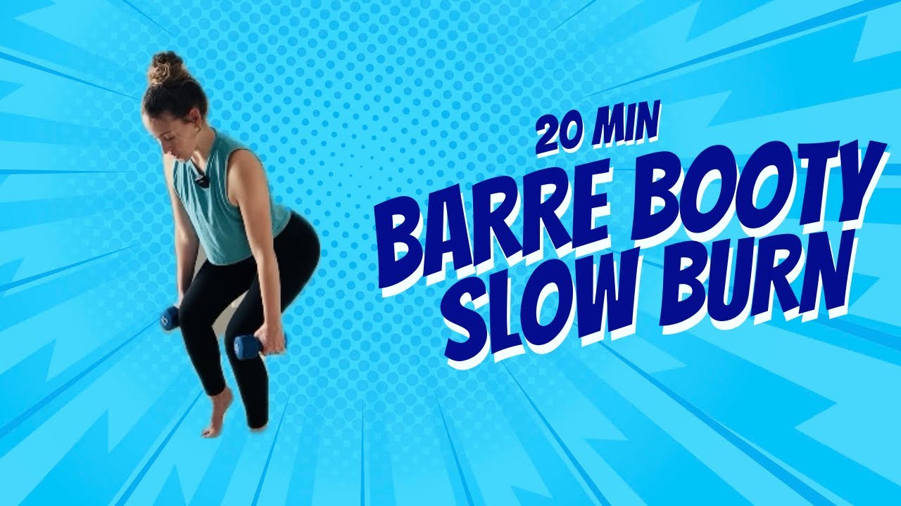 20min Slow Burn Lower Body Workout | All standing | minimal equipment | balance | booty 