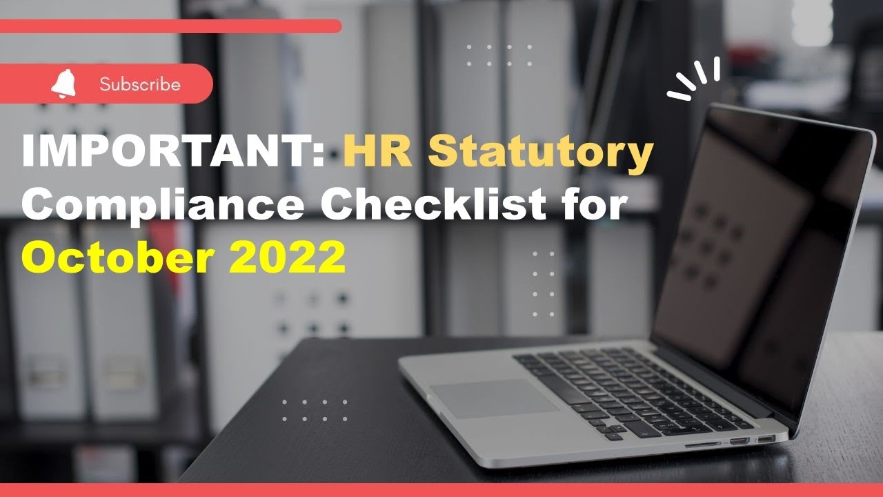 MUST-HAVE HR STATUTORY COMPLIANCE CHECKLIST FOR OCTOBER 2022 | @StatutorySolution