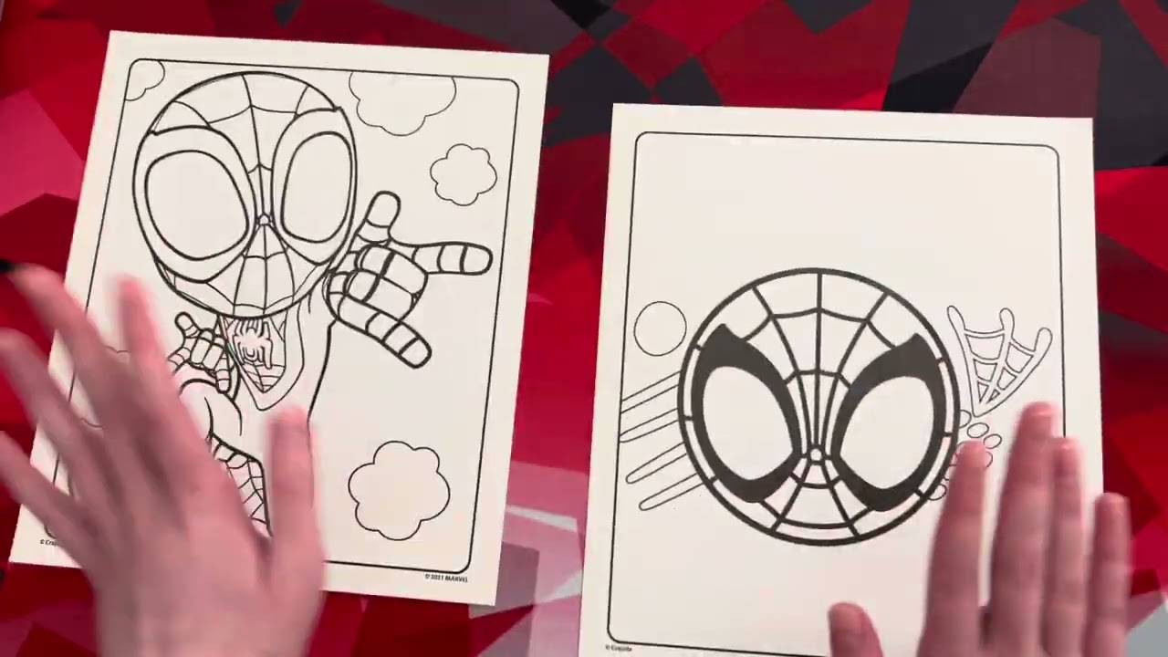 Spidey and his Amazing Friends Mess Free Coloring Pages!