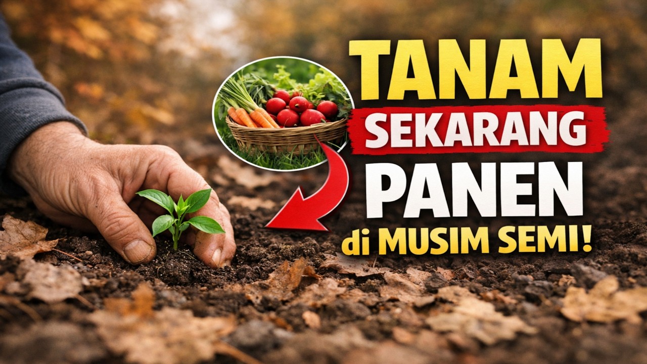 Tanam di Musim Gugur, dan Panennya Sudah Ada di Musim Semi!
