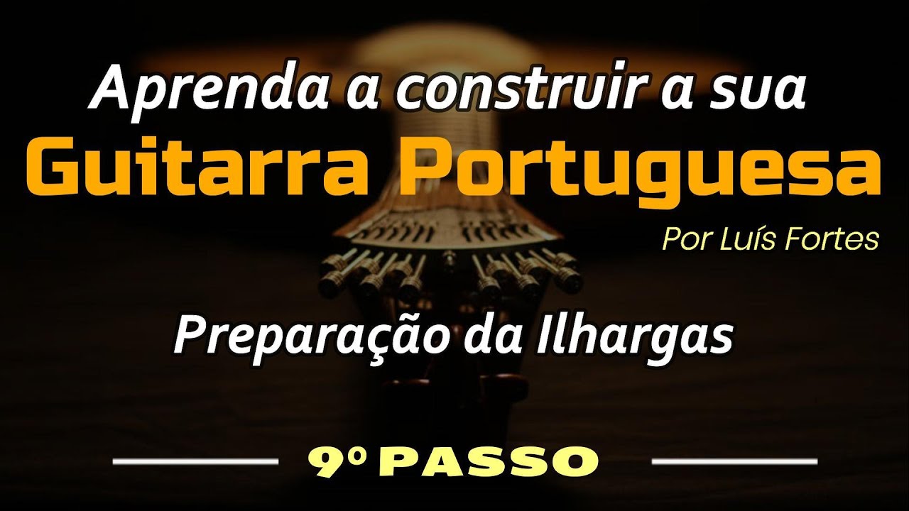 9º Passo - Preparação das Ilhargas - Guitarra Portuguesa de Coimbra - Construção