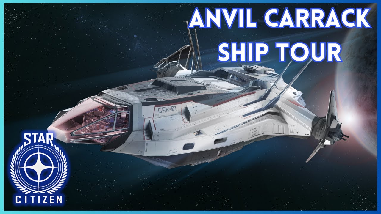 TOURING the massive ANVIL CARRACK (star citizen 4.01)