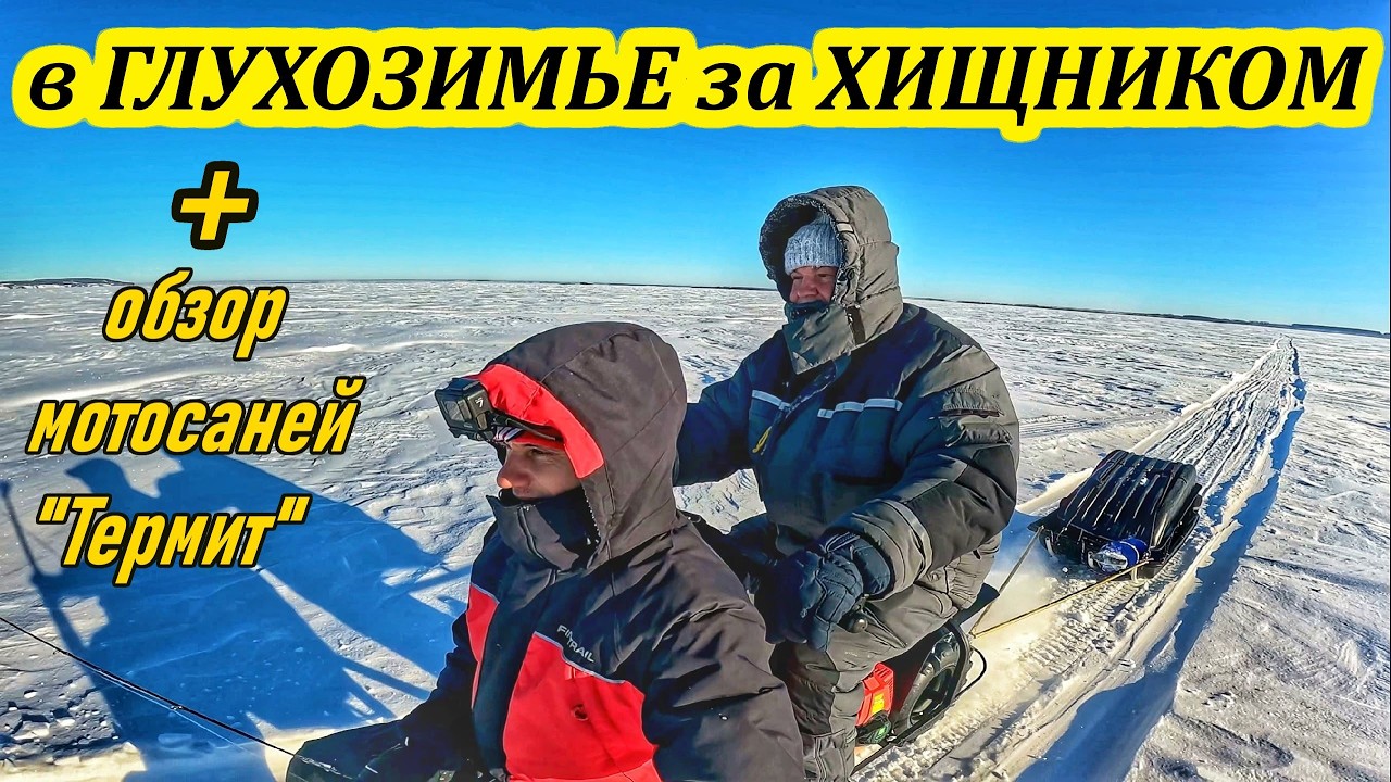 В ГЛУХОЗИМЬЕ ЗА ХИЩНИКОМ/КУЙБЫШЕВСКОЕ ВДХР/ОКУНЬ НА БАЛАНСИР/СУДАК И БЕРШ НА ТЮЛЬКУ/МОТОСАНИ ТЕРМИТ