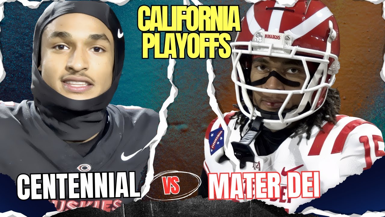 🎥🔥 #4 Centennial vs #5 Mater Dei | INSTANT CLASSIC!! 😳 Playoff Thriller Down to the Wire 😱