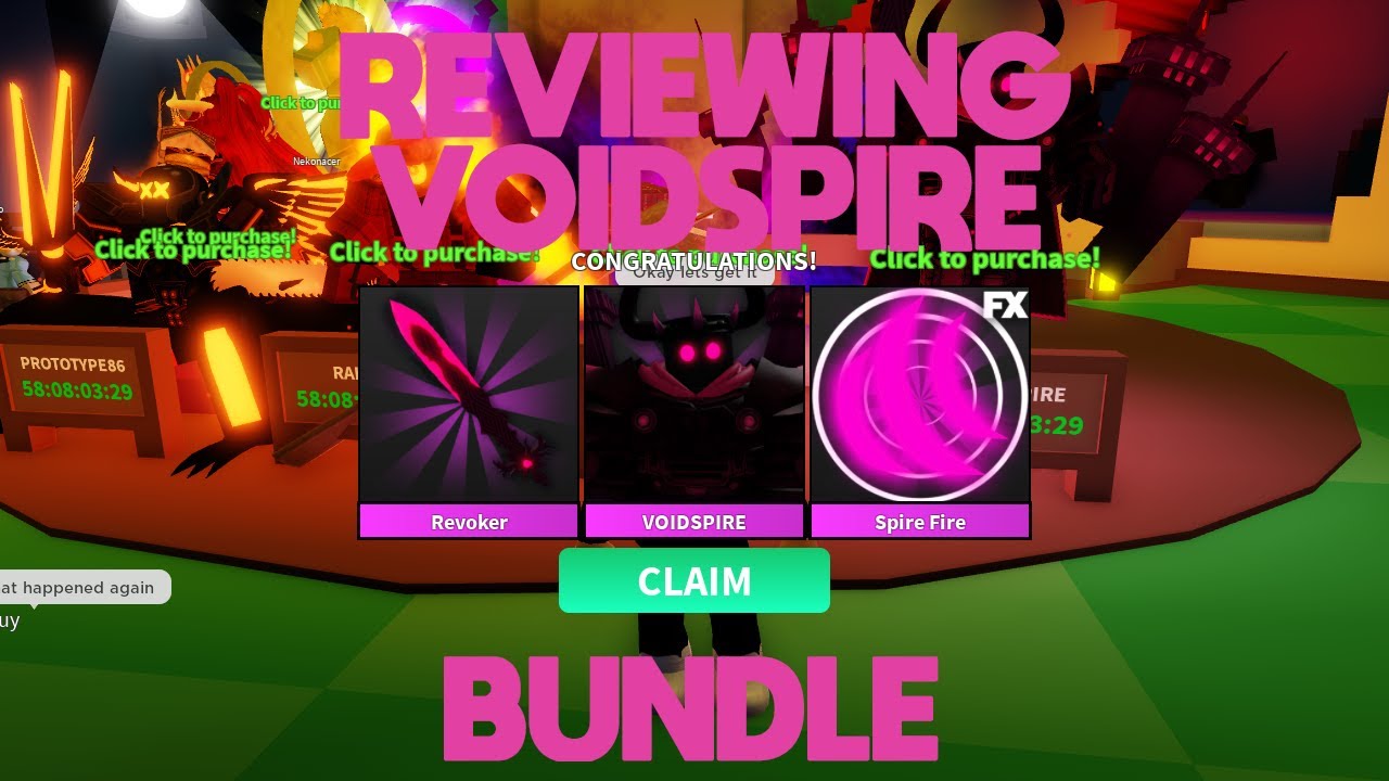 REVIEWING VOIDSPIRE BUNDLE (Roblox Guesty)