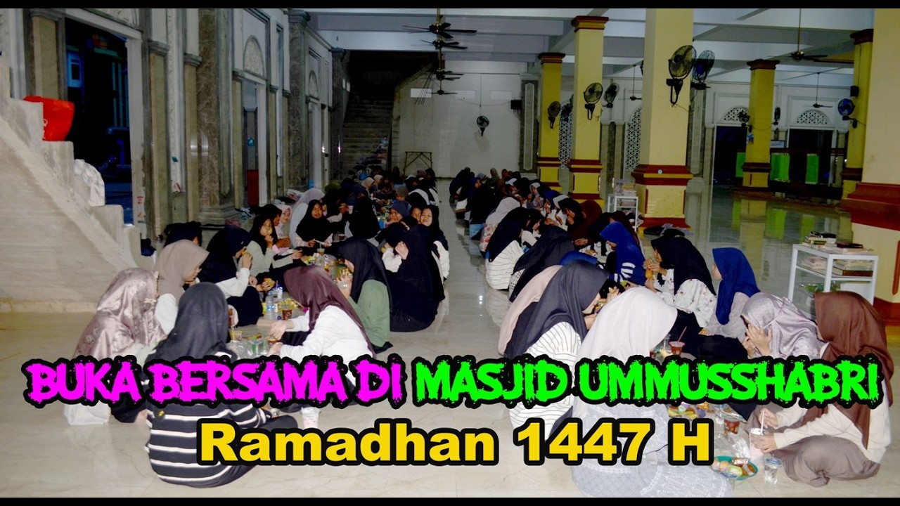 Buka Puasa di Masjid Ummusshabri Kendari Ramadhan 1447 H