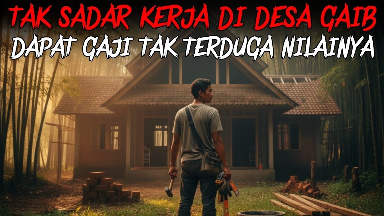 KULI BANGUNAN TAK SADAR KERJA DIDESA GAIB PULANG DAPAT GAJI TAK TERDUGA NILAINYA