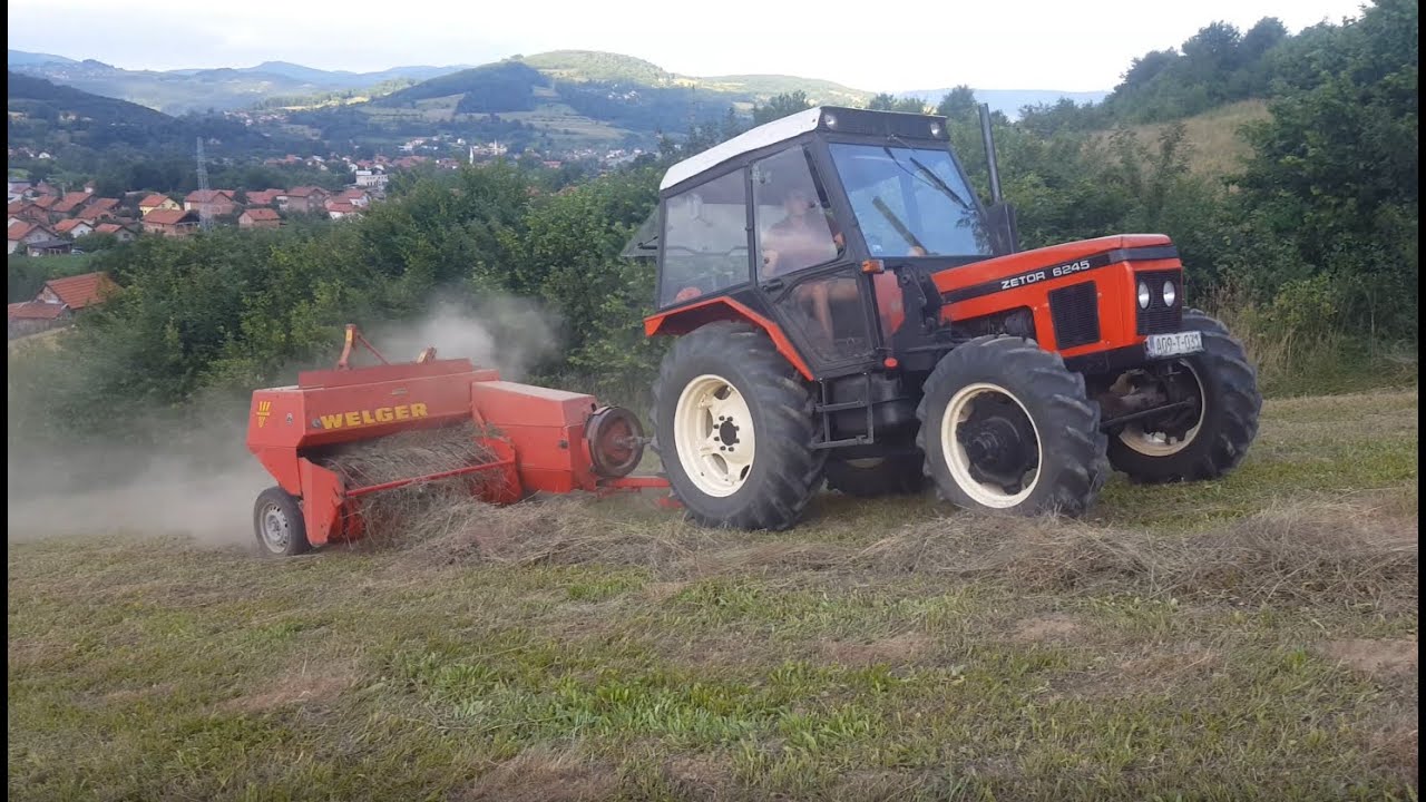 Zetor 6245 & Zetor 5245 - Baliranje i vožnja sijena (Welger AP 52) *2020*
