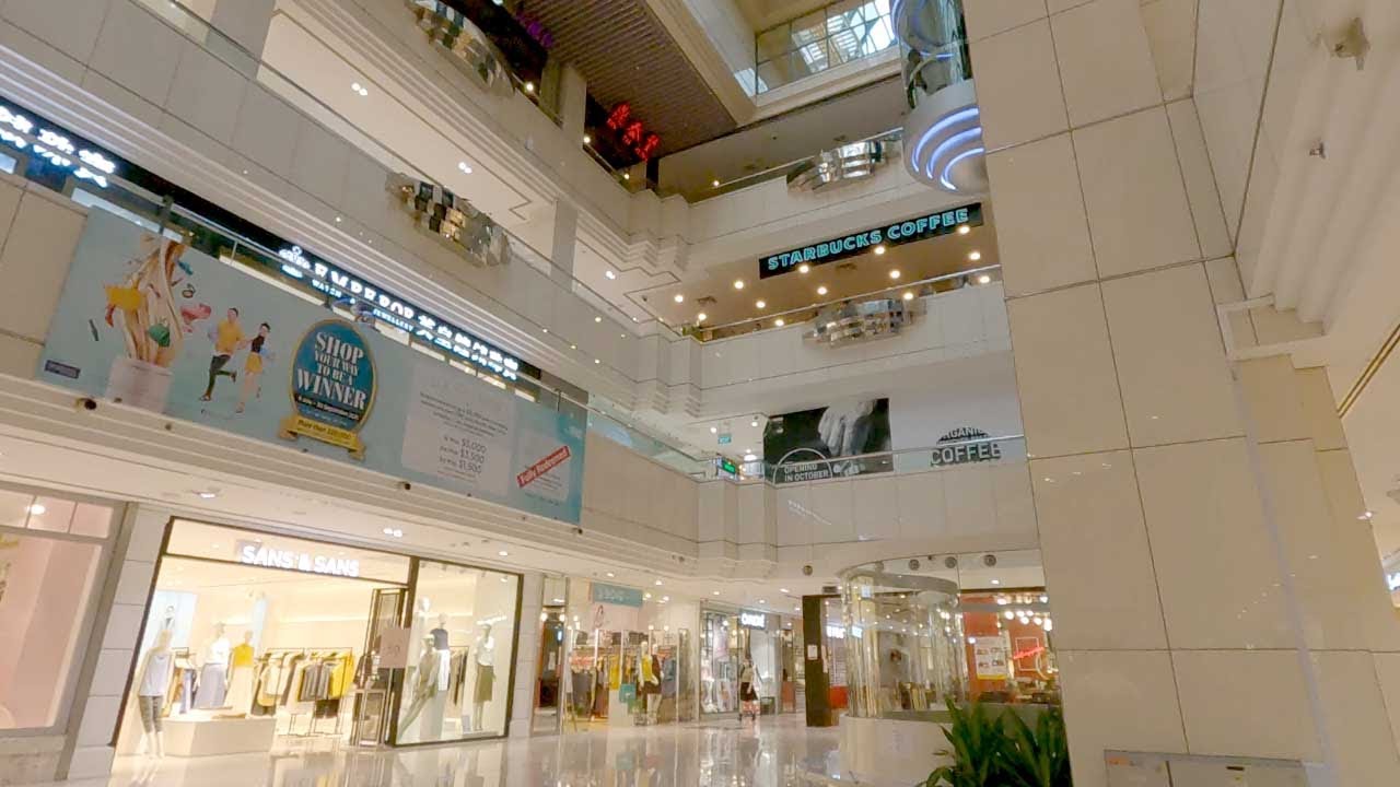 Singapore Wisma Atria mall Moving Stairways