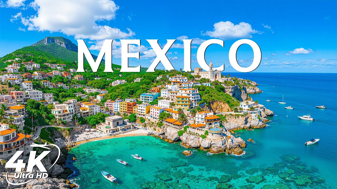 Mexico Scenic Nature 4K 🇲🇽 | Tropical Jungles, Deserts & Turquoise Coasts